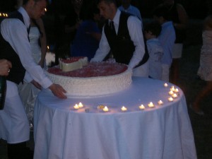 taglio torta matrimonio - gigi e valeria